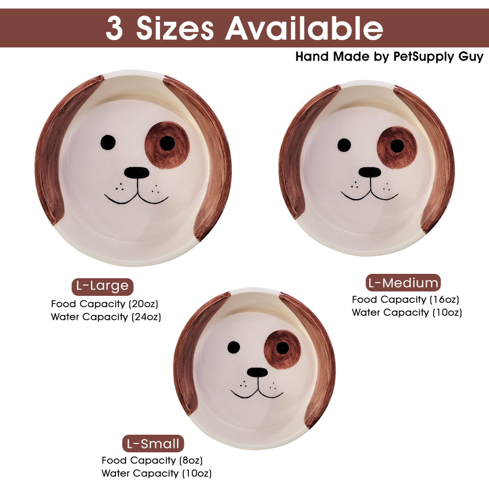 PetSupply Guy Handmade Ceramic Dog Bowl-3