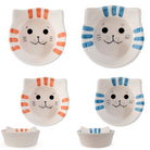 PetSupply Guy Cat Bowl Round Striped all colors-1