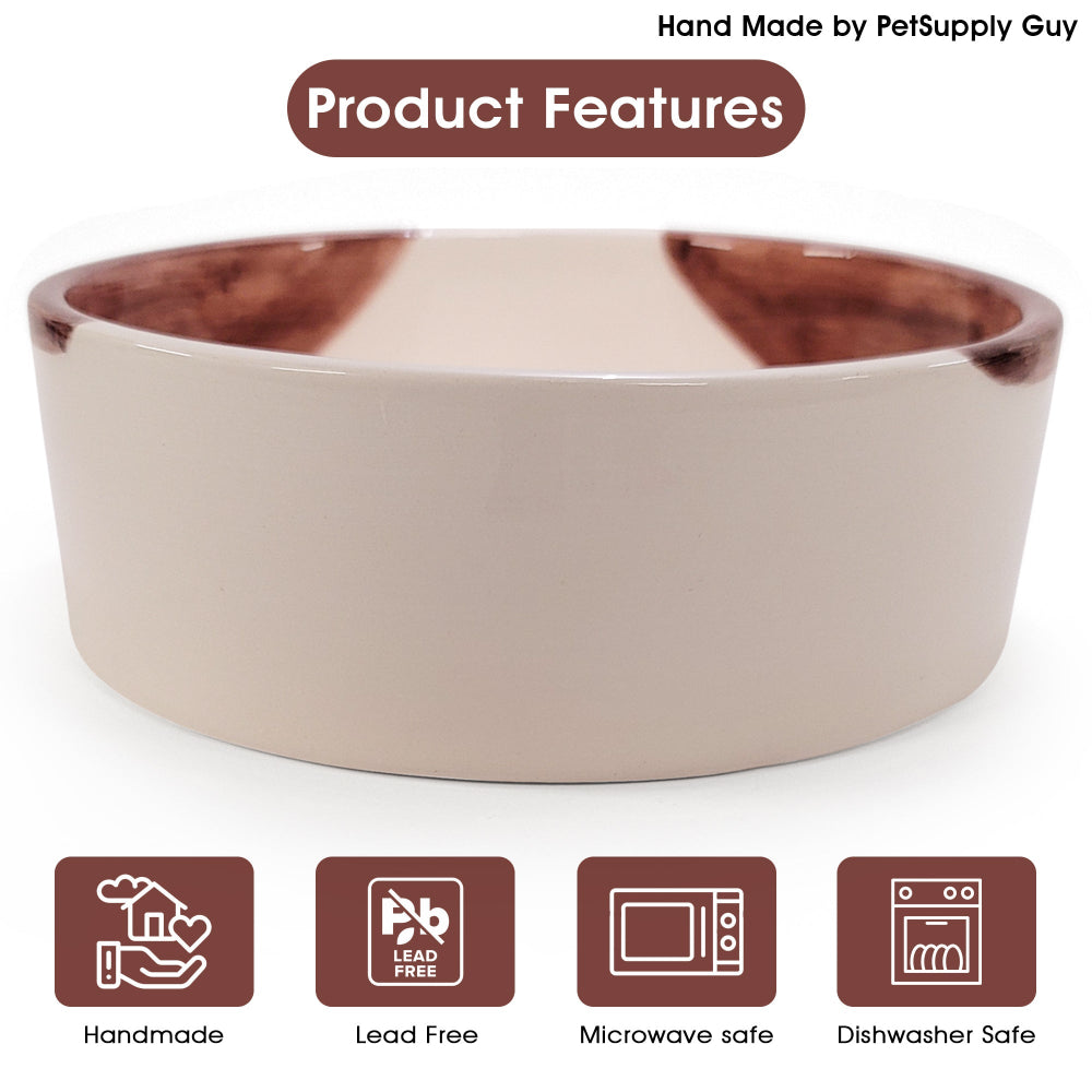 PetSupply Guy Handmade Ceramic Dog Bowl-5